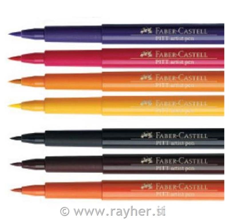 Posamezni Pitt Artist Pen flomastri različnih konic